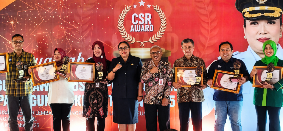 UGK Sabet Penghargaan CSR Award Kategori Lembaga Non Keuangan dari Pemerintah Kabupaten Gunungkidul